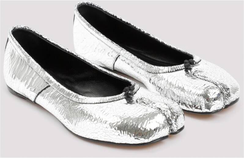 Maison Margiela Metallic Ballerina's voor Vrouwen Gray Dames