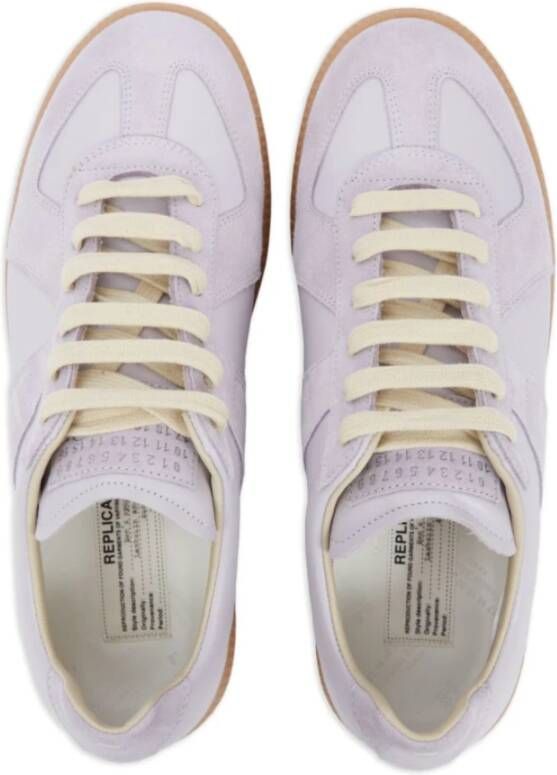 Maison Margiela Paarse Sneakers Replica Schoenen Purple Dames