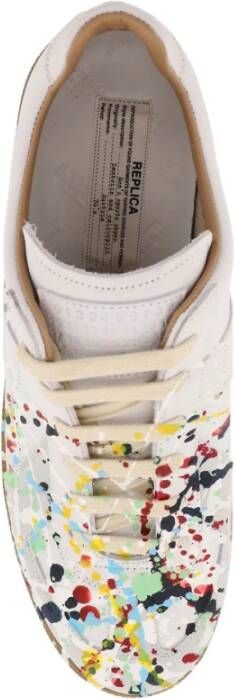 Maison Margiela paint spots replica sneakers Beige Heren