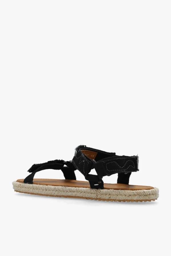 Maison Margiela Multicolor Trekking Sandalen Zwart Heren