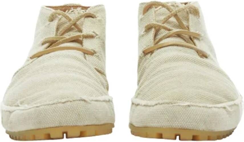 Maison Margiela Pre-owned Canvas sneakers Beige Heren