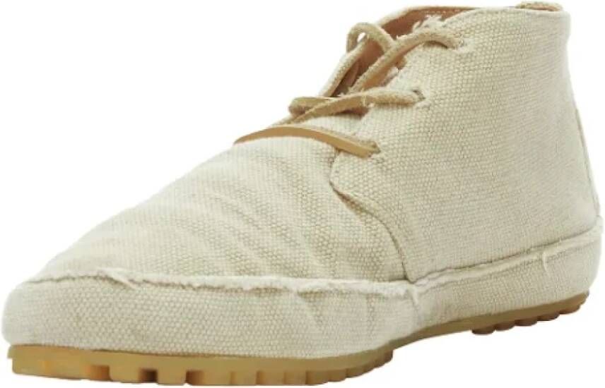 Maison Margiela Pre-owned Canvas sneakers Beige Heren