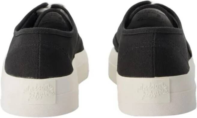 Maison Margiela Pre-owned Cotton sneakers Black Heren