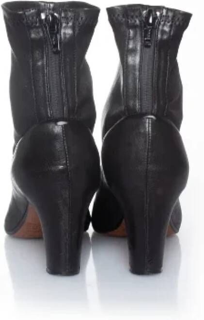 Maison Margiela Pre-owned Leather boots Black Dames