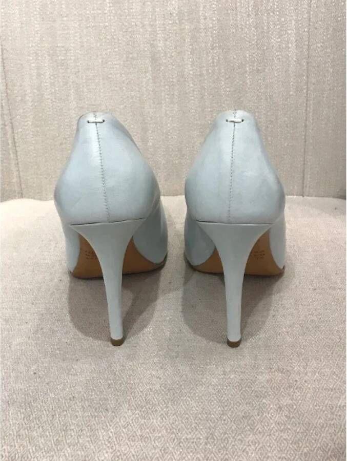 Maison Margiela Pre-owned Leather heels Blue Dames