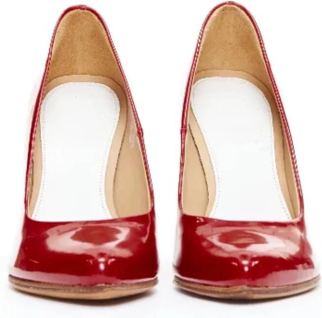 Maison Margiela Pre-owned Leather heels Red Dames