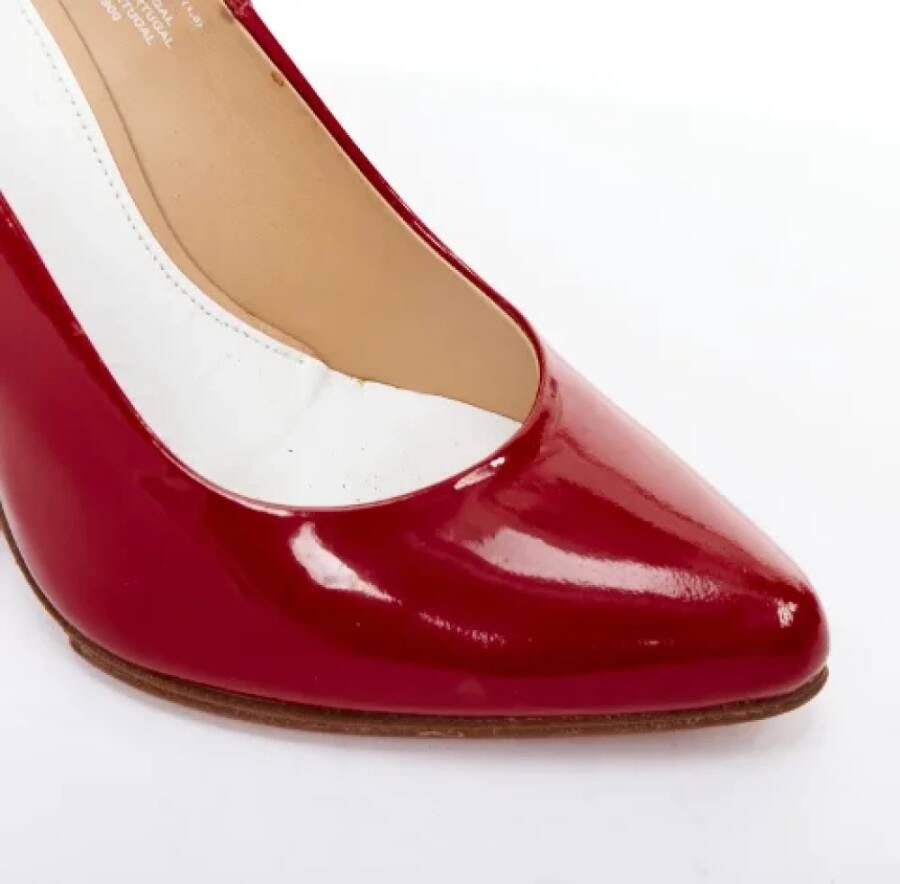 Maison Margiela Pre-owned Leather heels Red Dames