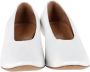 Maison Margiela Pre-owned Leather heels White Dames - Thumbnail 2