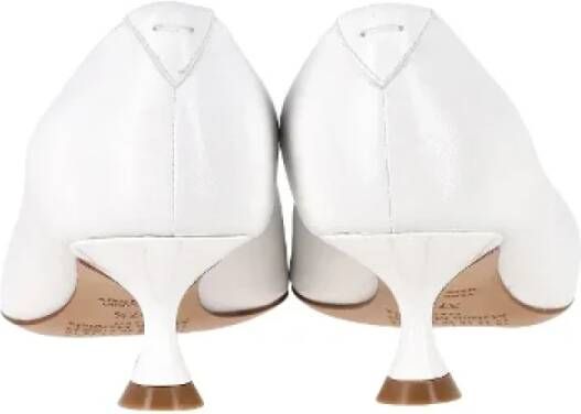 Maison Margiela Pre-owned Leather heels White Dames