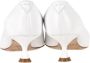 Maison Margiela Pre-owned Leather heels White Dames - Thumbnail 4