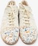 Maison Margiela Pre-owned Leather sneakers Beige Heren - Thumbnail 3