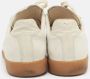 Maison Margiela Pre-owned Leather sneakers Beige Heren - Thumbnail 5