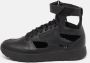 Maison Margiela Pre-owned Leather sneakers Black Dames - Thumbnail 2