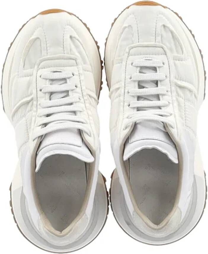 Maison Margiela Pre-owned Leather sneakers White Dames