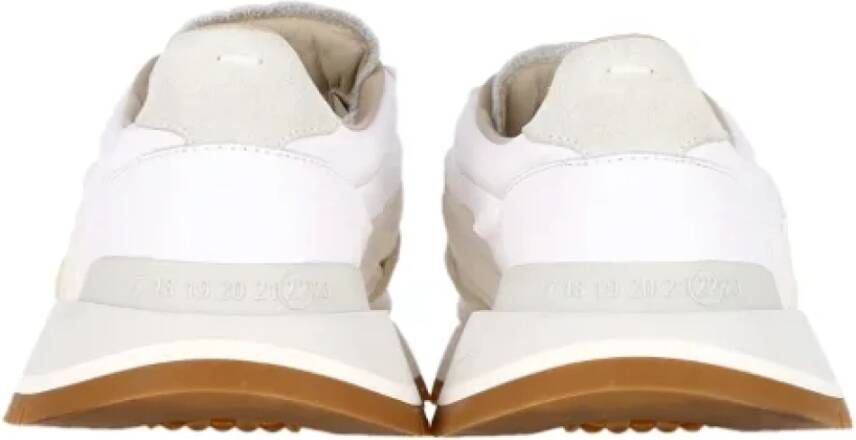 Maison Margiela Pre-owned Leather sneakers White Dames