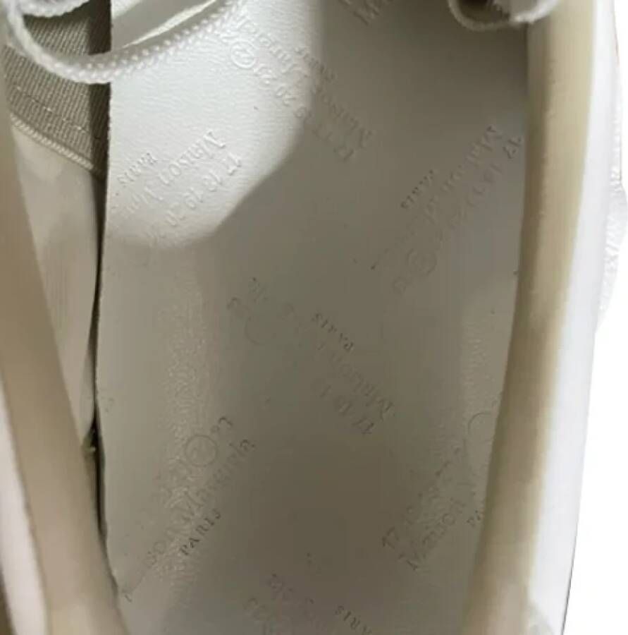 Maison Margiela Pre-owned Leather sneakers White Dames