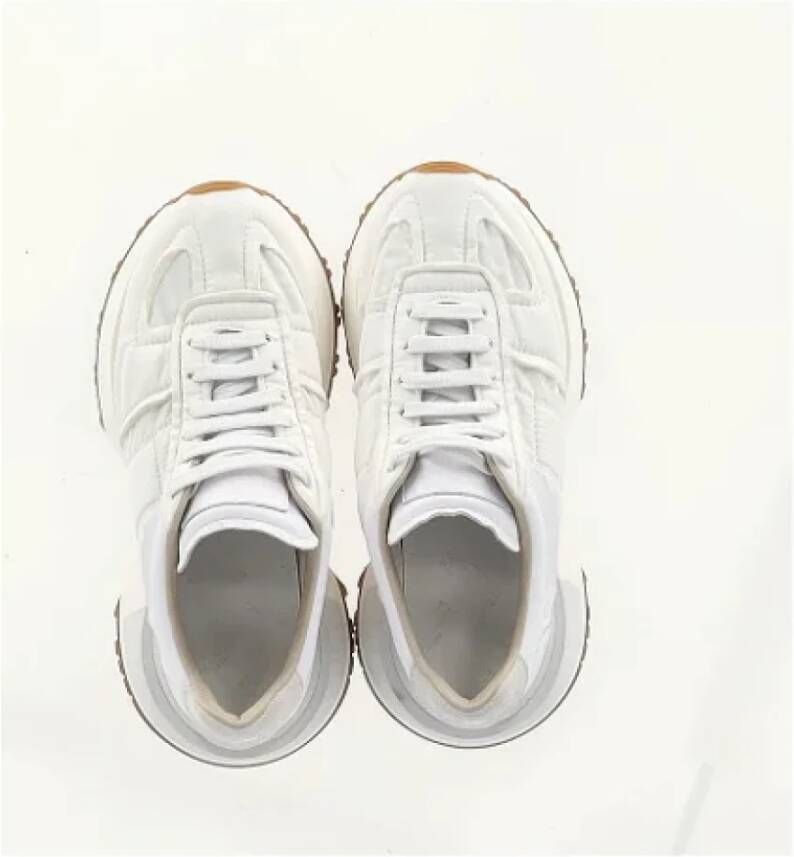 Maison Margiela Pre-owned Leather sneakers White Dames