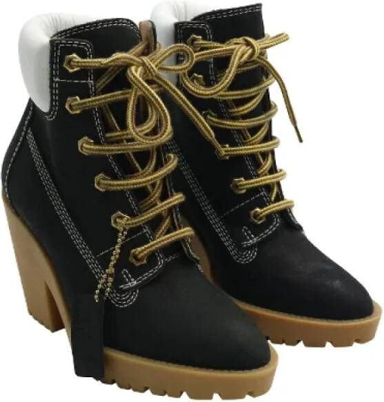 Maison Margiela Pre-owned Suede boots Black Dames