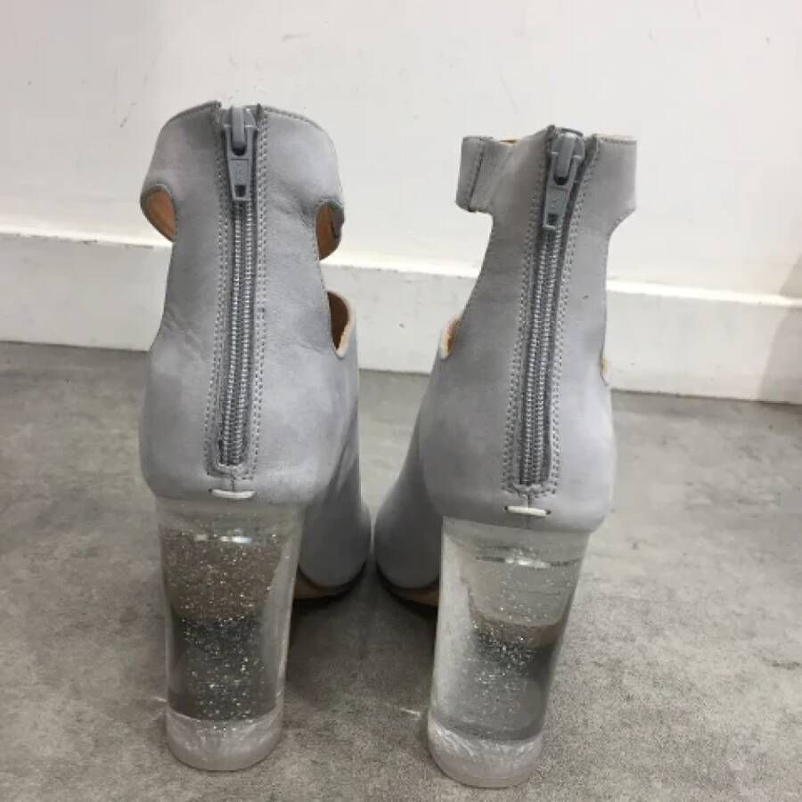 Maison Margiela Pre-owned Suede boots Blue Dames