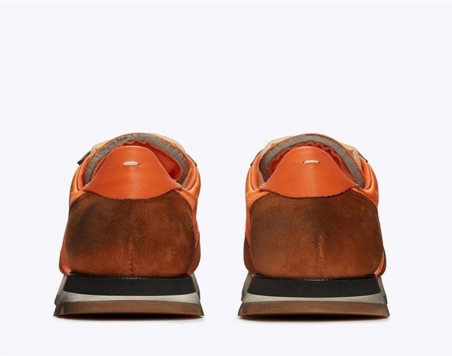 Maison Margiela Retro Runner Sneakers Oranje Heren