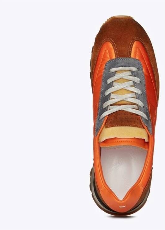 Maison Margiela Retro Runner Sneakers Oranje Heren
