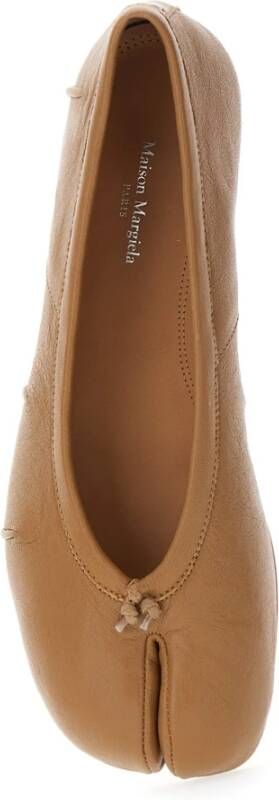 Maison Margiela Roze Balletschoenen met Tabi-teen Brown Dames