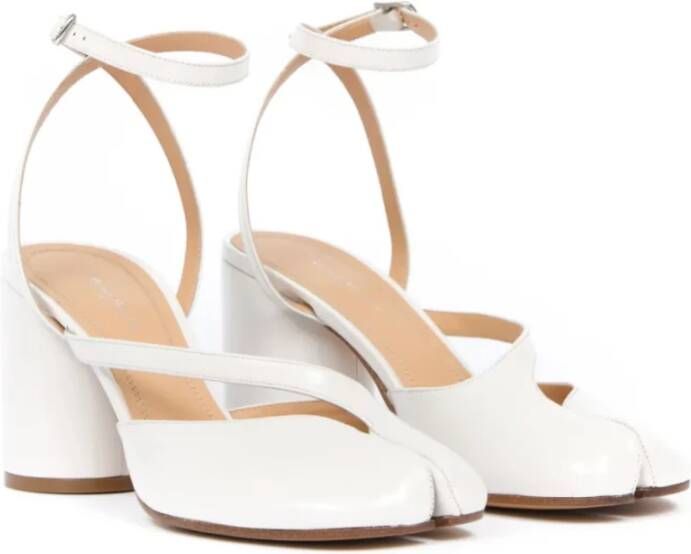 Maison Margiela Sandal Pump Tabi Stijl White Dames