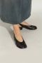 Maison Margiela Zwarte Leren Ballerina's Elegante Comfortabele Schoenen Black Dames - Thumbnail 6