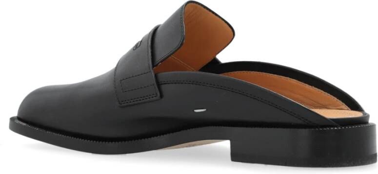 Maison Margiela Slides met uitgesneden 'Tabi' Black Dames