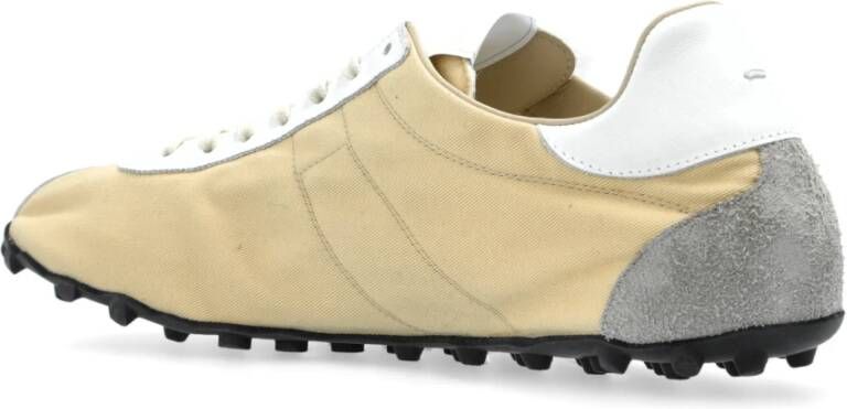 Maison Margiela Sneakers met logopatch Beige Heren