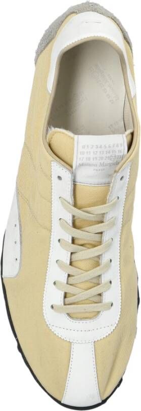 Maison Margiela Sneakers met logopatch Beige Heren