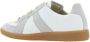 Maison Margiela Sneakers met Suède Details en Rubberen Zool White Heren - Thumbnail 2