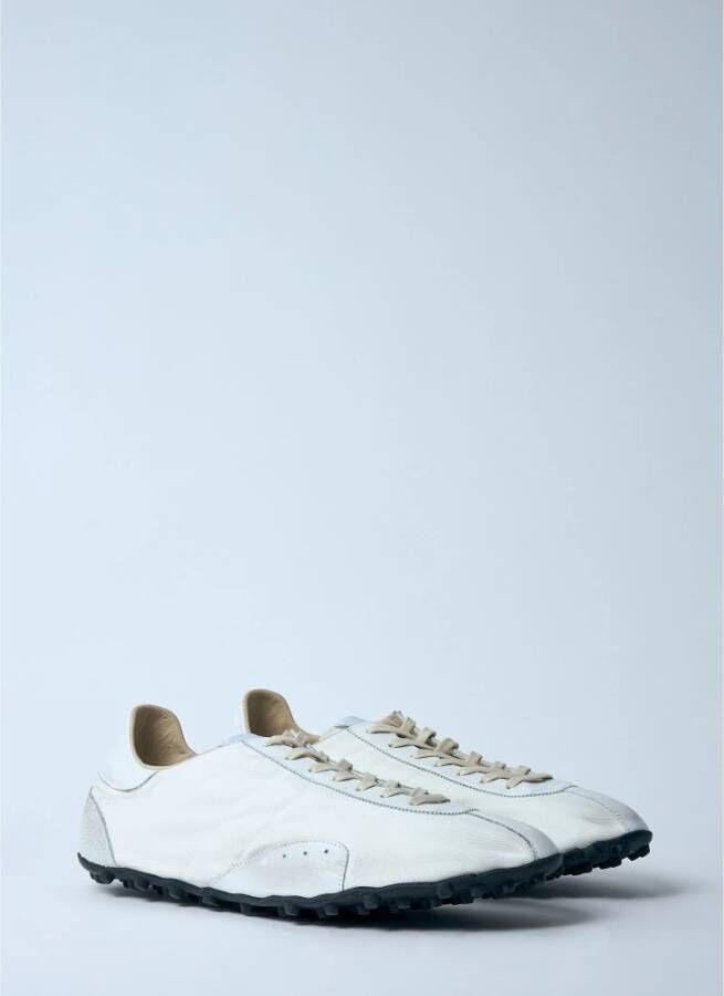 Maison Margiela Sneakers met suède panelen en spikes zool White Heren