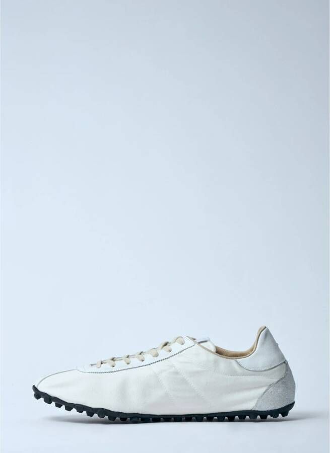 Maison Margiela Sneakers met suède panelen en spikes zool White Heren