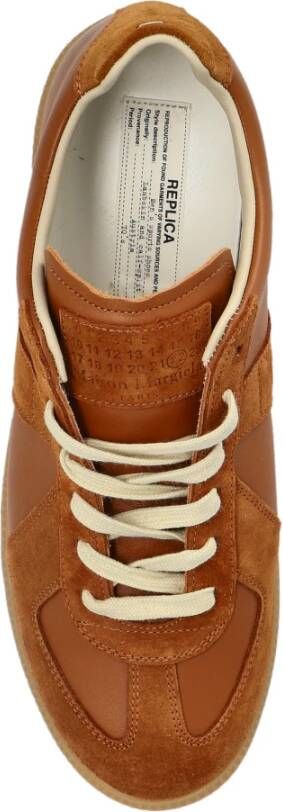 Maison Margiela Sneakers 'Replica' Brown Heren