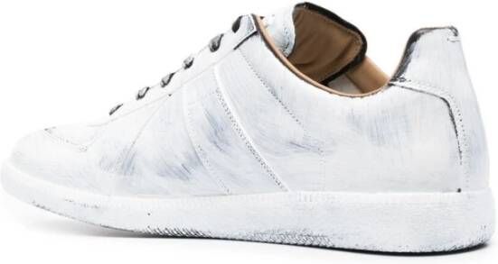 Maison Margiela Verhoog je sneaker game met leren sneakers Wit Heren