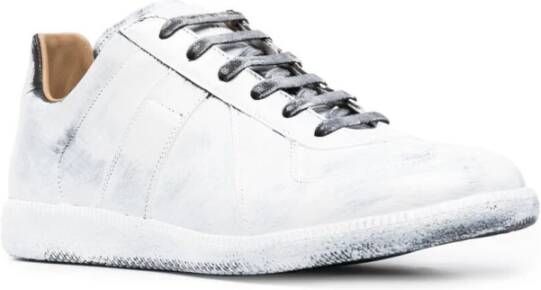 Maison Margiela Verhoog je sneaker game met unieke witte leren sneakers Wit Heren