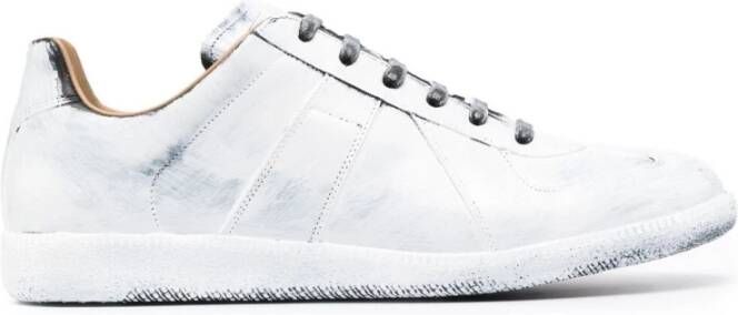 Maison Margiela Verhoog je sneaker game met unieke witte leren sneakers Wit Heren