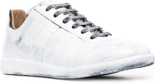 Maison Margiela Verhoog je sneaker game met unieke witte leren sneakers Wit Heren