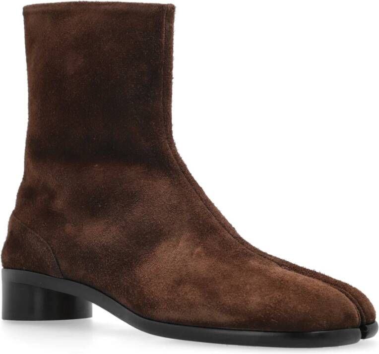 Maison Margiela Suède Enkellaarzen Brown Heren