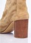 Maison Margiela Suede Tabi Enkellaarzen Beige Dames - Thumbnail 2