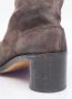 Maison Margiela Suede Tabi Enkellaarzen met Distressed Hak Brown Heren - Thumbnail 10