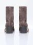 Maison Margiela Suede Tabi Enkellaarzen met Distressed Hak Brown Heren - Thumbnail 12