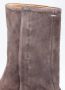 Maison Margiela Suede Tabi Enkellaarzen met Distressed Hak Brown Heren - Thumbnail 13