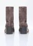 Maison Margiela Suede Tabi Enkellaarzen met Distressed Hak Brown Heren - Thumbnail 5