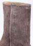 Maison Margiela Suede Tabi Enkellaarzen met Distressed Hak Brown Heren - Thumbnail 6