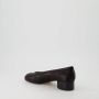 Maison Margiela Tabi Ballerina's Zwart Leer Black Dames - Thumbnail 10