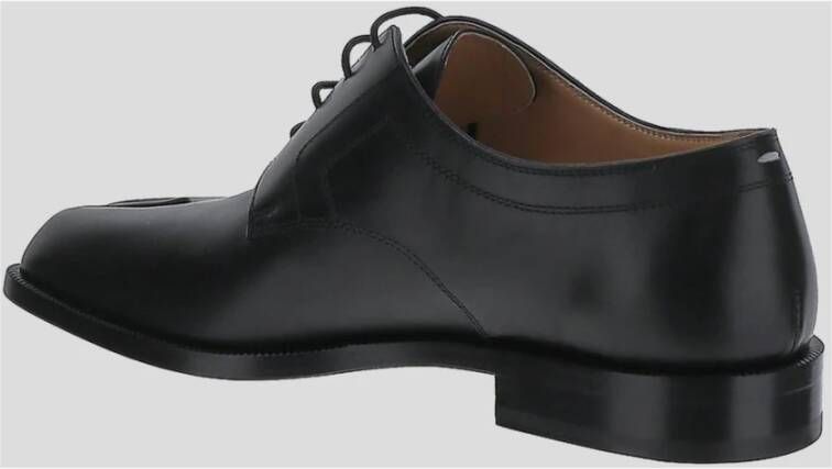 Maison Margiela Tabi Leren Schoen Black Heren