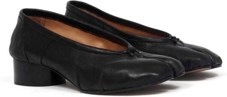 Maison Margiela Tabi New pumps met knoopdetail Black Dames