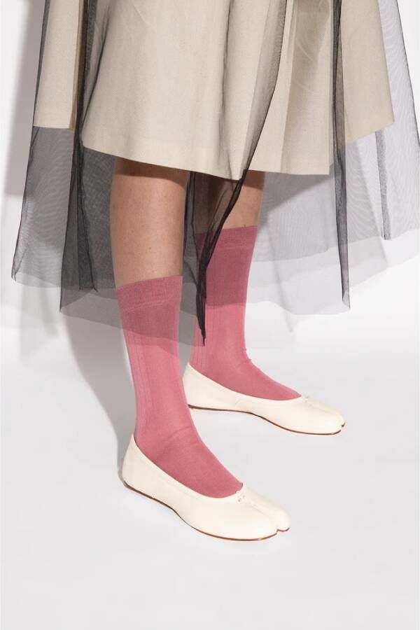 Maison Margiela Tabi teen balletflats Beige Dames